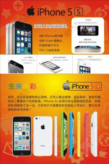 iphone5s手机宣传