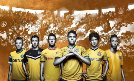 巴西国家队队服广告图片