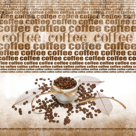 咖啡豆咖啡杯高清图片4