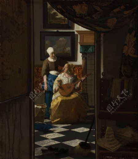 JohannesVermeer06画家超高清人物油画肖像油画宫廷油画装饰画