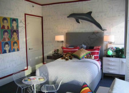 简单海豚房间