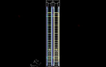 自动扶梯自动电梯cad模型素材11