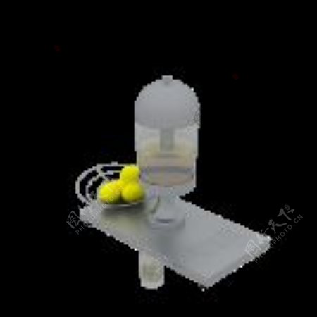 3D果汁机模型