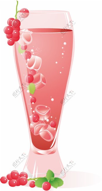 红莓果汁