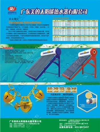 广东美的太阳能宣传页