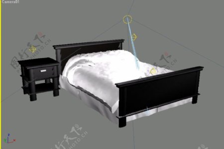 常见的床3d模型家具图片素材51