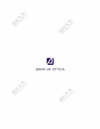 BankOfAtticalogo设计欣赏BankOfAttica国际银行LOGO下载标志设计欣赏