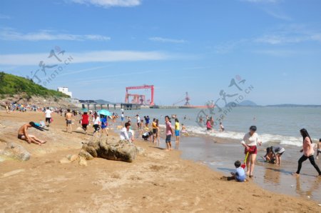 龙门海滩图片