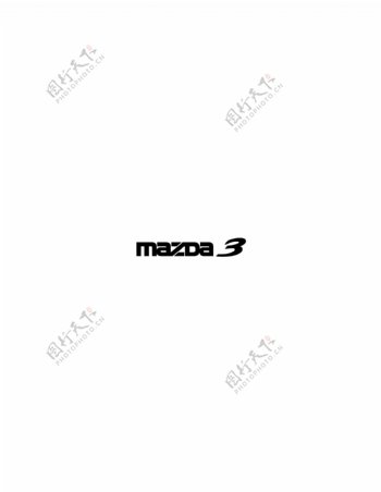 Mazda3logo设计欣赏Mazda3汽车logo图下载标志设计欣赏