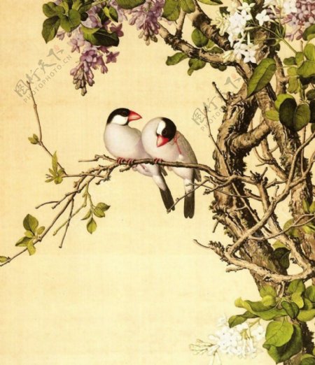 位图艺术效果水彩中国风动物免费素材