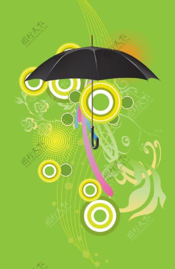 雨伞海报