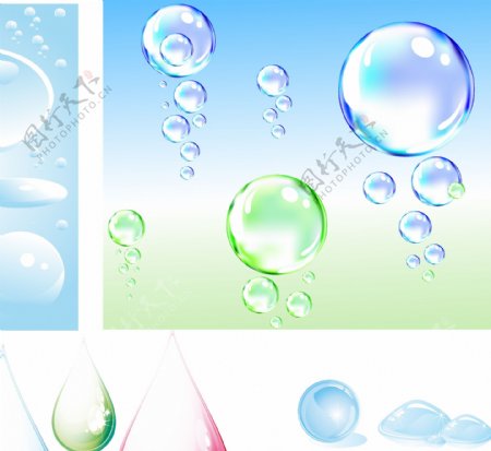 水珠水泡水滴图片