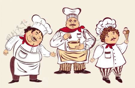 卡通人物矢量2厨师