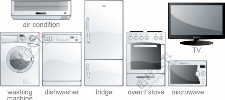 家用电器电视冰箱洗衣机空调