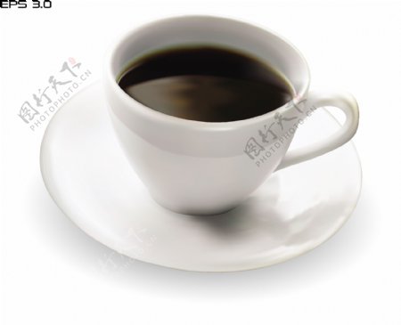 套杯咖啡设计矢量图01