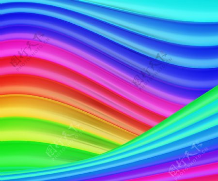彩虹的颜色纹理背景