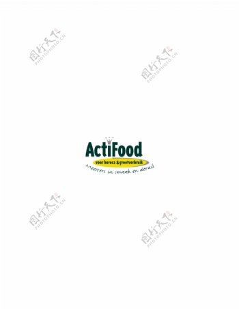 ActiFoodlogo设计欣赏ActiFood知名食品标志下载标志设计欣赏