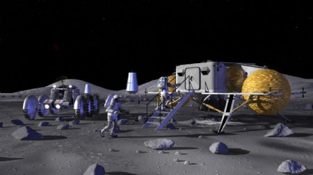 美国载人航天模拟登月