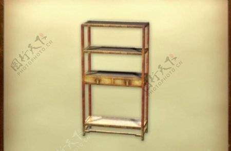 中国古典家具柜子0063D模型
