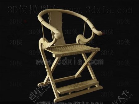 中式复古木椅