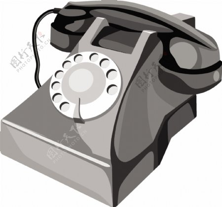 电话的复古风格