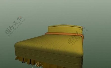 传统家具2床3D模型d012