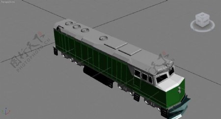 老式火车3d模型图片