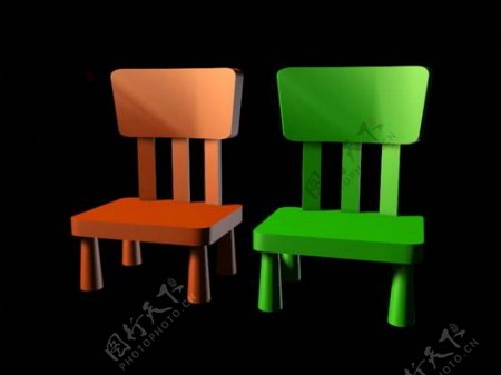 常用的椅子3d模型家具图片594