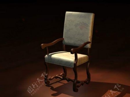 欧式椅子3d模型家具效果图41