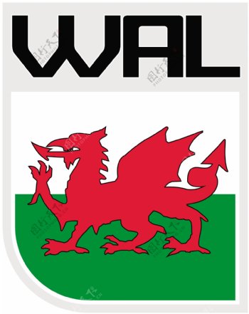 威尔士国旗图标