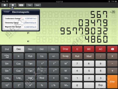 ipad计算器界面