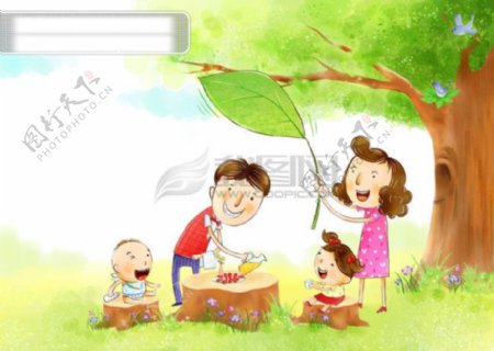 日韩盛典psd分层素材源文件儿童家庭快乐