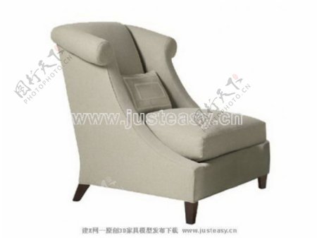 灰色的沙发躺椅单人沙发沙发布艺沙发欧洲