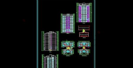 高层大厦住宅楼建筑设计施工图