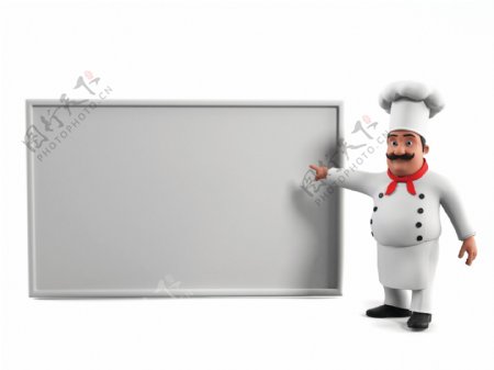 厨师3d小人图片