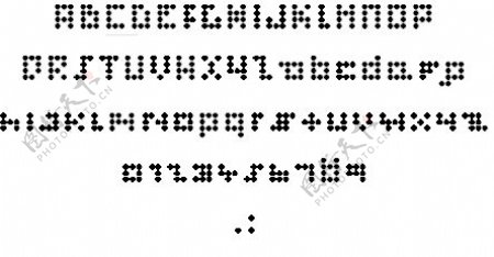 像素字体造型