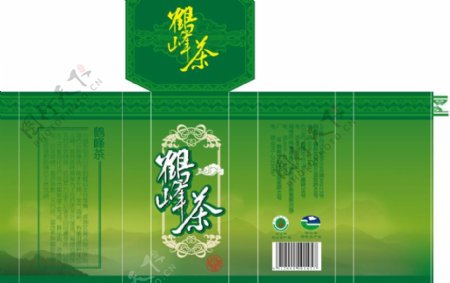 鹤峰茶叶包装设计图片