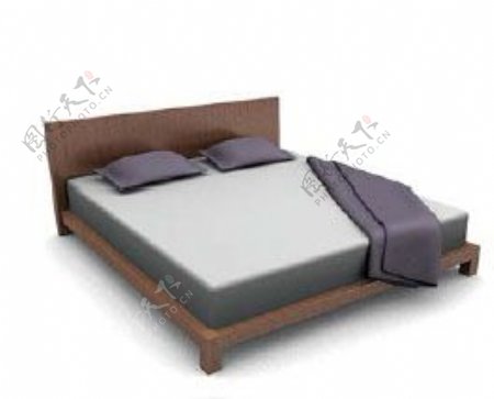 国外床3d模型家具模型55