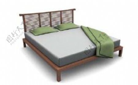 国外床3d模型家具图片13