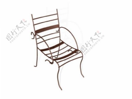 欧式椅子3d模型家具图片111