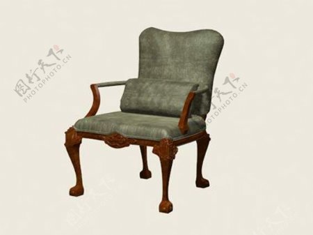 欧式椅子3d模型家具模型43