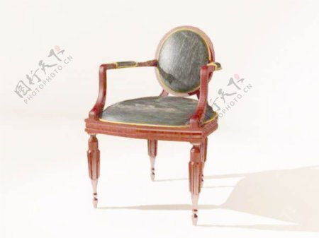 欧式椅子3d模型家具图片84