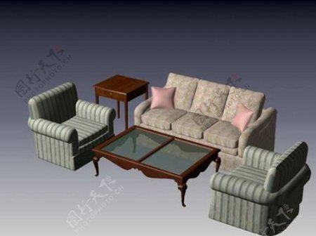 常用的沙发3d模型家具3d模型179