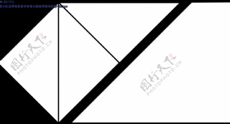 三角形黑白屏幕分割遮罩视频素材06