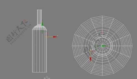 酒瓶3d模型图片