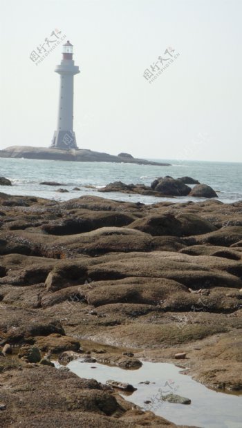 海岸灯塔图片