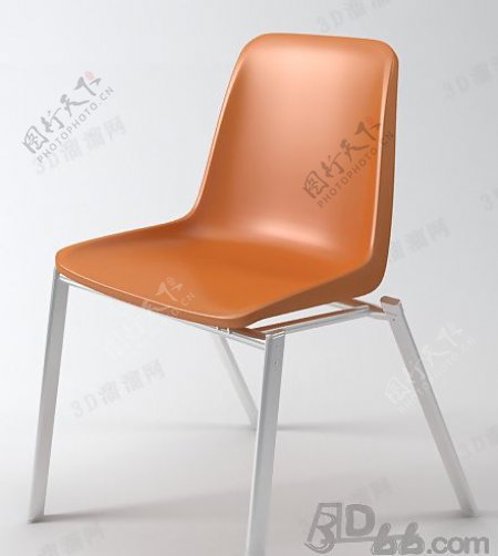 3D现代餐厅椅模型