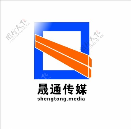 晟通传媒logo