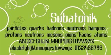 subatonik字体