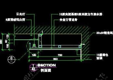 二居室实例现代简约场景cad详图A3例17